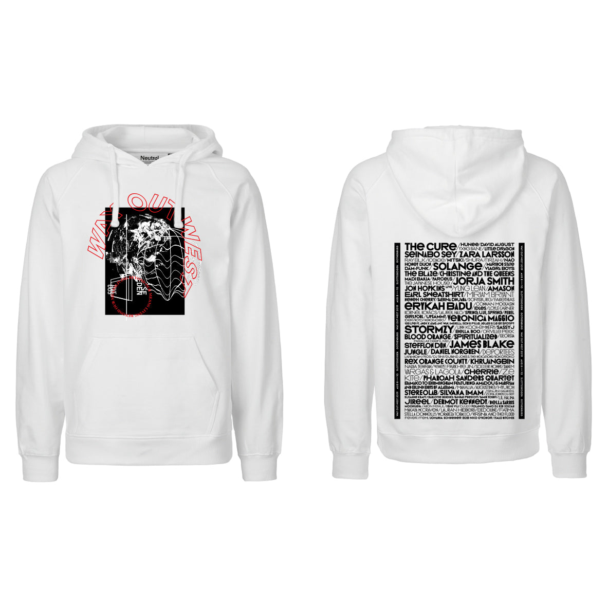 2019 HOODED SWEATER / WHITE